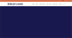 Desktop Screenshot of freedayofdance.com